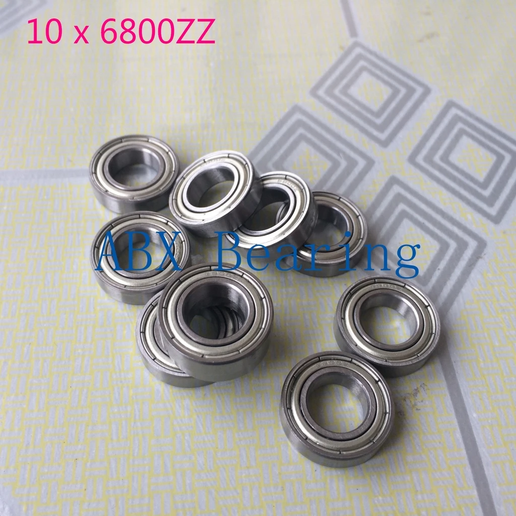 S6800ZZ 6800ZZ 61800-2Z 6800-Z 6800  61800ZZ 61800 bearing(10PCS)  10x19x5 mm 10*19*5 MM ball bearing