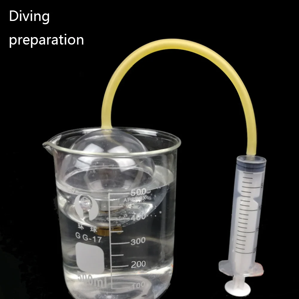 The sinking and floating principle of submarine Buoyancy Teaching demonstration Up and down physics Teaching aids