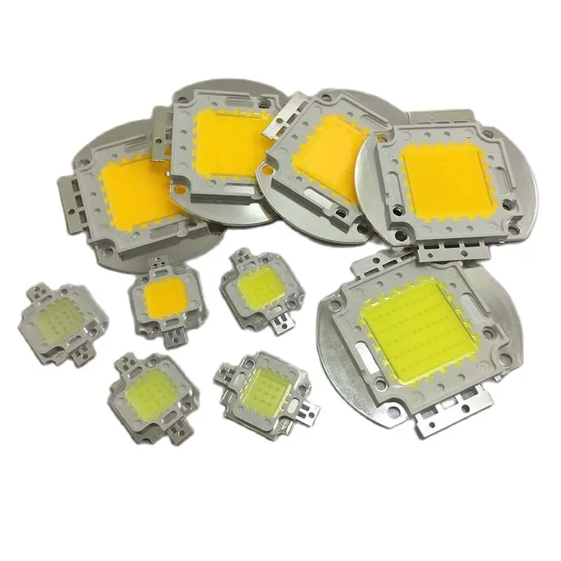 

High Power Led Chips 1W 3W 5W 10W 20W 30W 50W 100W Warm White 3000-3500K White 6000-6500K Integrated Light Bulb Beads