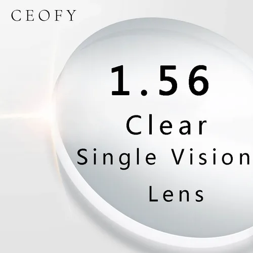 CEOFY 1,56, gafas graduadas con índice, lentes de marca para miopía, gafas transparentes, lentes ópticas asféricas duras resistentes a los arañazos