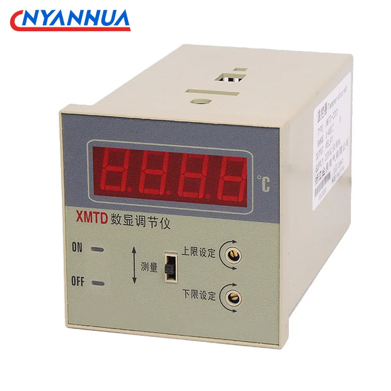 

PT100 Thermostat 400 Degree 220V Temperature Controller XMTD-2201 Upper And Lower Limit Three-position Meter Digital Display