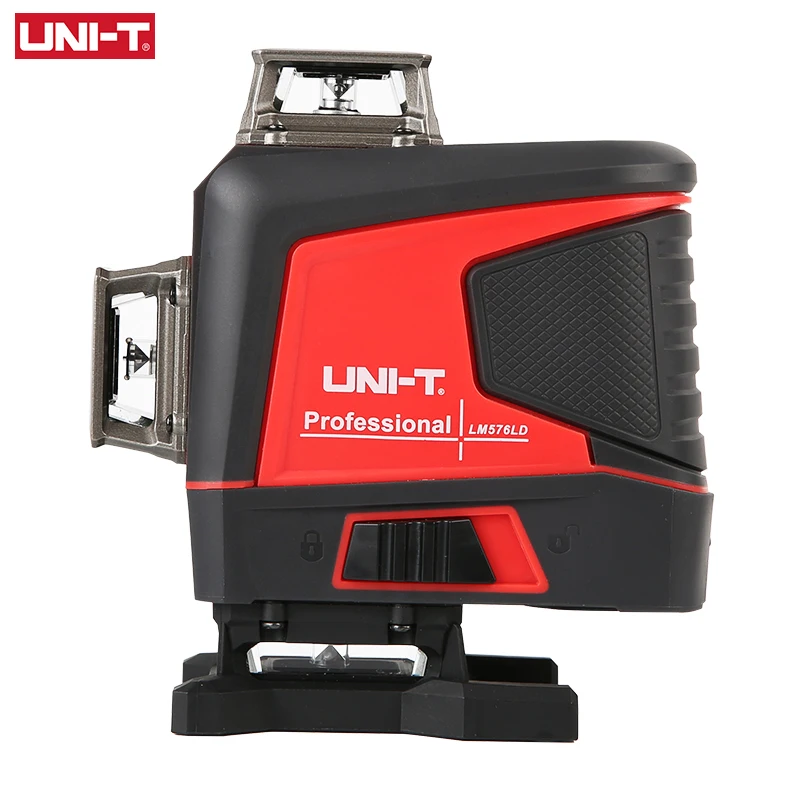 UNI-T-3D Linha Verde Nível Laser Auto Nivelamento, Controle Remoto, Horizontal e Vertical Cruz, Feixe Verde, 12 e 16 Linhas