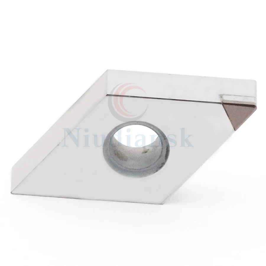 Insertos de diamante CNC para torneado de acero inoxidable, herramienta de corte de hoja, DNMA150404 DNMA150408 PCD DNGA150604 DNGA150608 CBN, 2 piezas