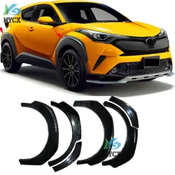Car Accessories Unpainted Fender Flares Wheel Arch 6pcs For Toyota C-HR CHR 2016 2017 2018 2019 car styling