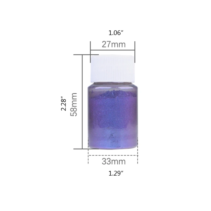 Chameleon-Powder Pearl Pigment Powder for Painting Color Shifting Mica Powder for Epoxy Resin Body Butter Multiple Color D06 21