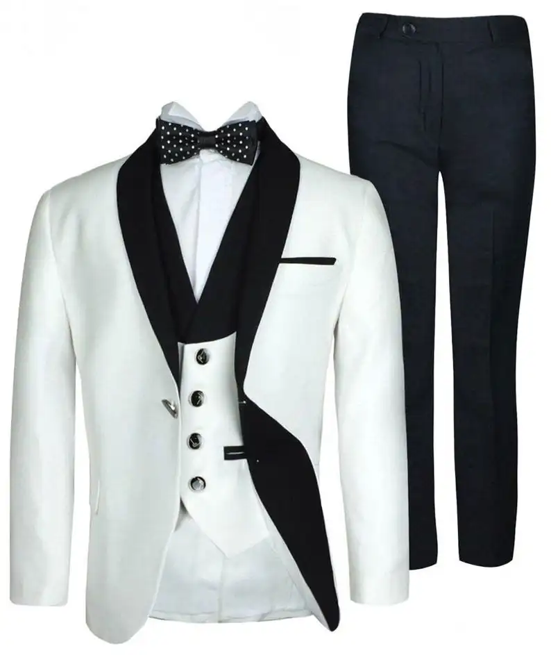 2020 Handsome Boys Formal Wear Jacket Pants 3 Pieces Set Suits for Wedding Dinner Children Kids Tuxedos