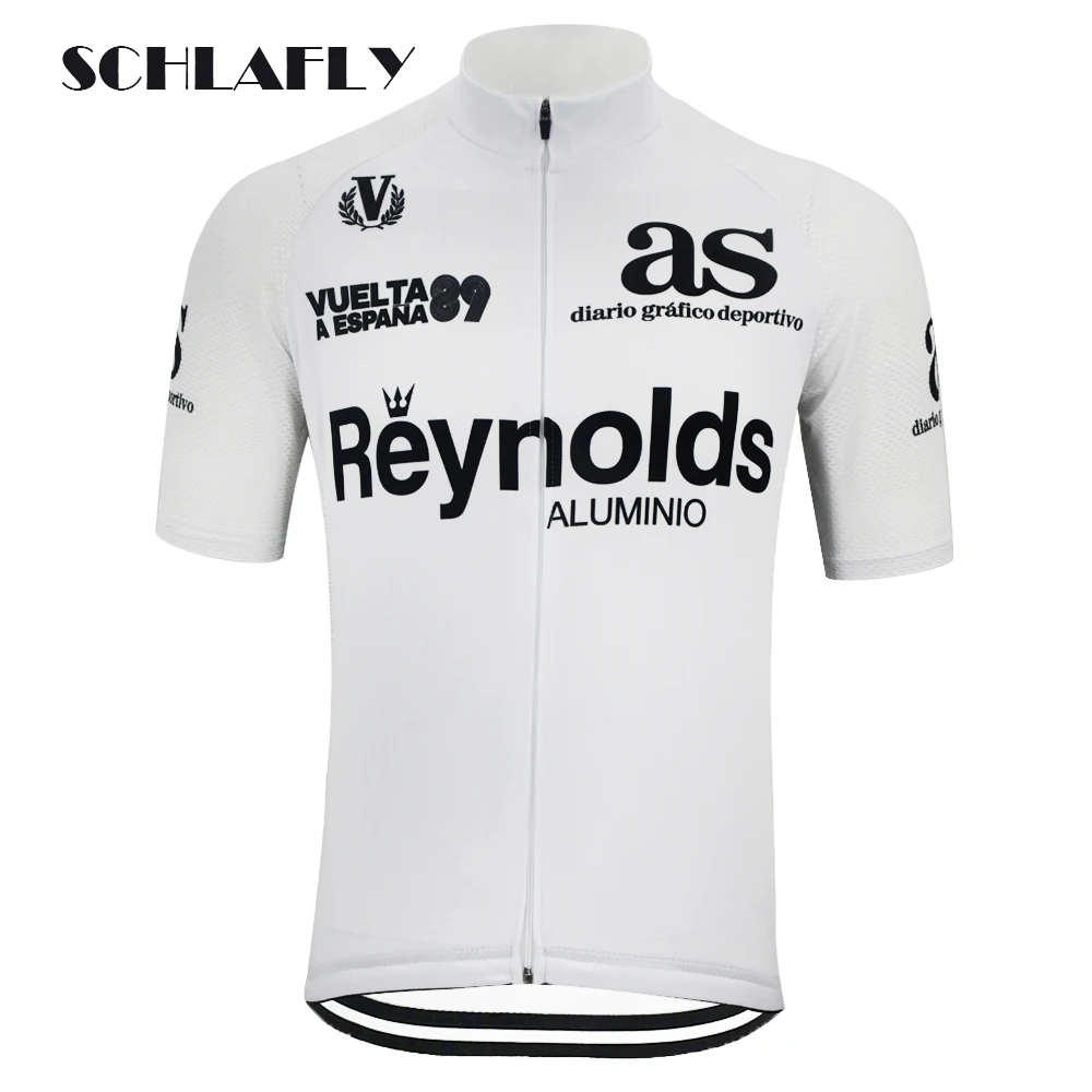 ملابس فريق رينولدز جيرسيه من فويلتا أيسبانا 1989 لرياضة ركوب الدراجات جيرسيه احترافي ملابس ركوب الدراجات من الجيرسيه