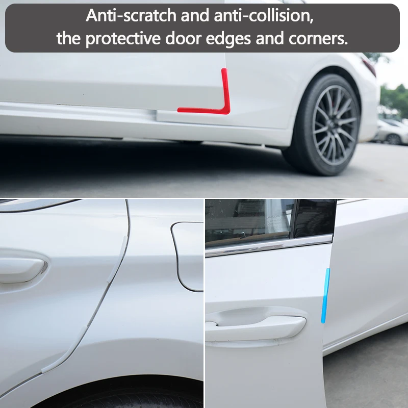 TAJIAN 4PCS Door Anti-Collision Strip Edge Protector Scrape Guard Bumper Styling Car Exterior Products Direct Selling For Sedan