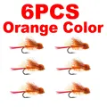 6 piezas de color naranja