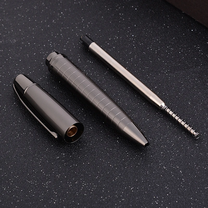 Luxury Heavy Feel Metal Ballpoint Pens School Business Office Signature Roller Pen Writing Ballpen Student Stationery Supplies