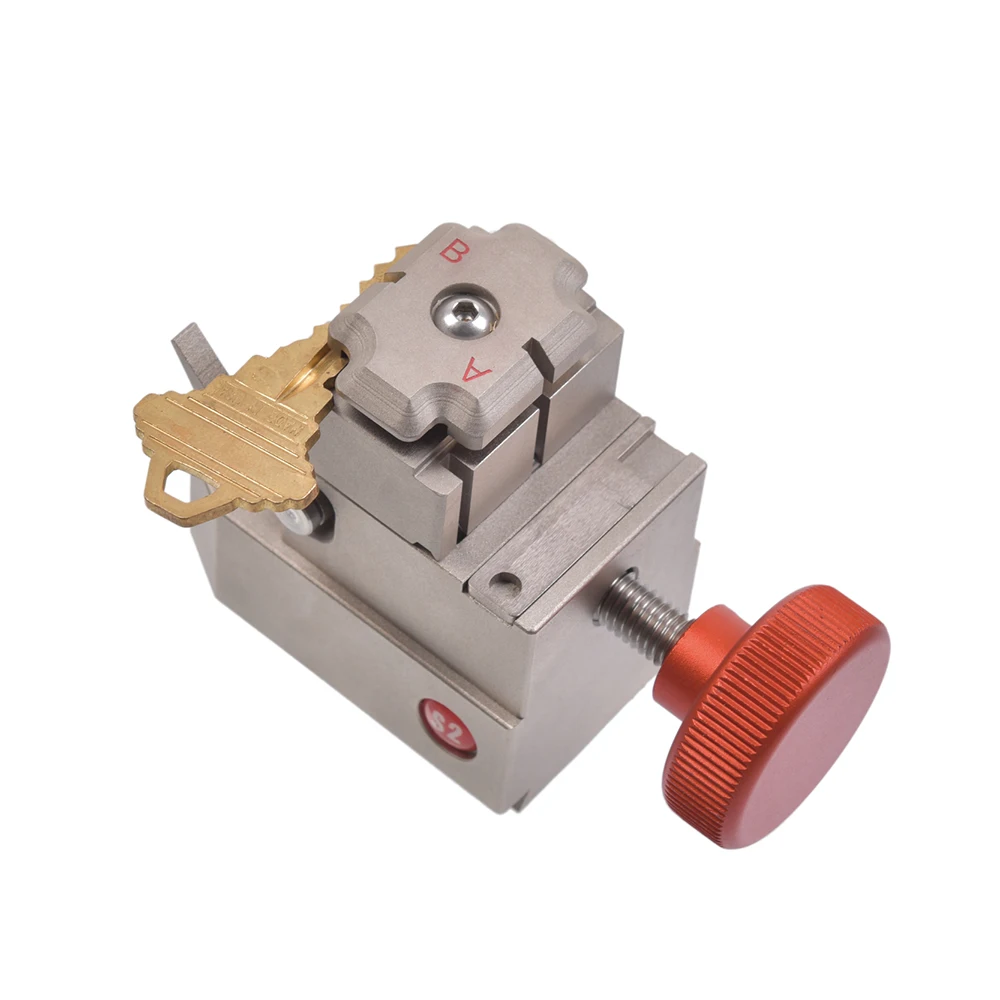 S2 Single Standard Key Jaw For Alpha Key Cutting Machine Car Key Cutting And Coding Machines Clamps