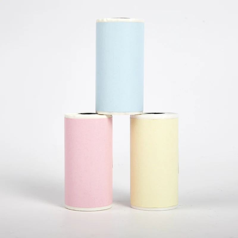 3pcs Mini Photo Printer Printable Sticker Paper Roll Self-Adhesive Thermal Paper 5.6*3.0*3.0cm For PeriPage Thermal Printer