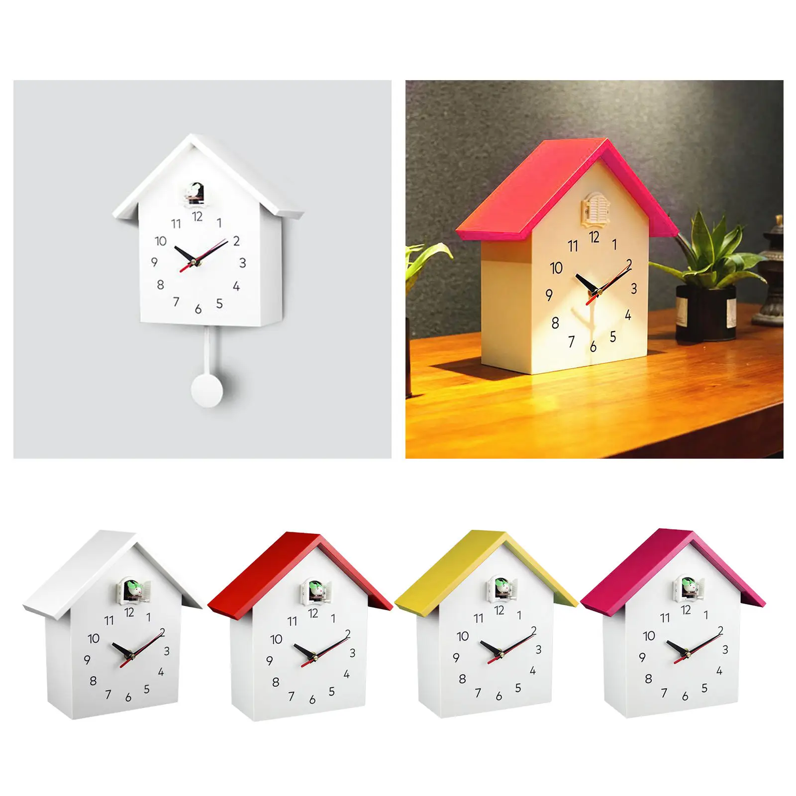 Modern Bird Cuckoo Quartz Wall Clock Home Living Room Clocks office and home Decoration Child Gifts Hanging Watch