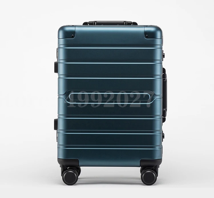 Barato 20 "24" 28 "polegadas mala 100% alumínio completo bagagem de viagem girador carry-on mala trole saco de viagem mala sobre rodas