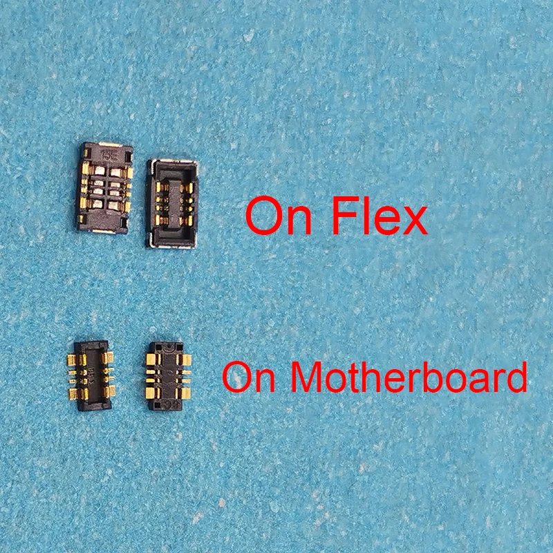 

2pcs Inner Battery FPC Connector Clip Contact Holder On Motherboard For Motorola Moto E5 XT1944-2 / E5 Plus XT1924-9 XT1924-6