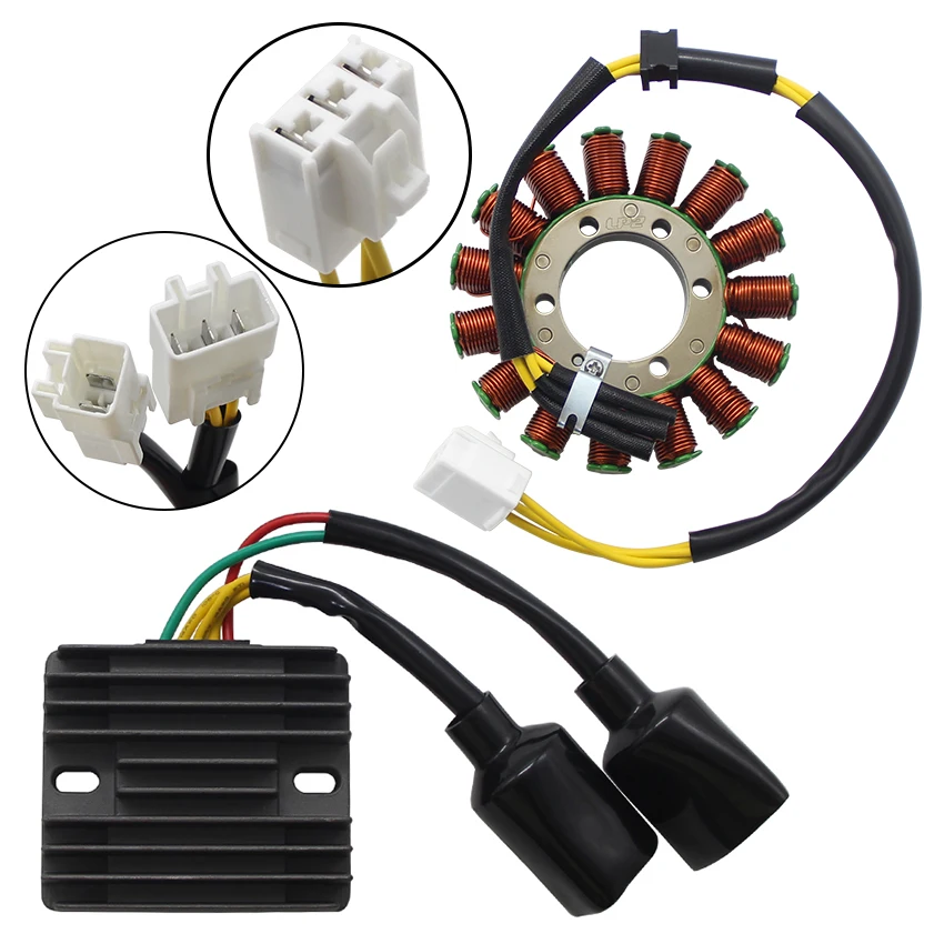 

Magneto Generator Stator Coil + Voltage Regulator Rectifier Set For Honda CBR600 CBR600RR 2007-2012 31600-MFJ-D01 31120-MFJ-D01