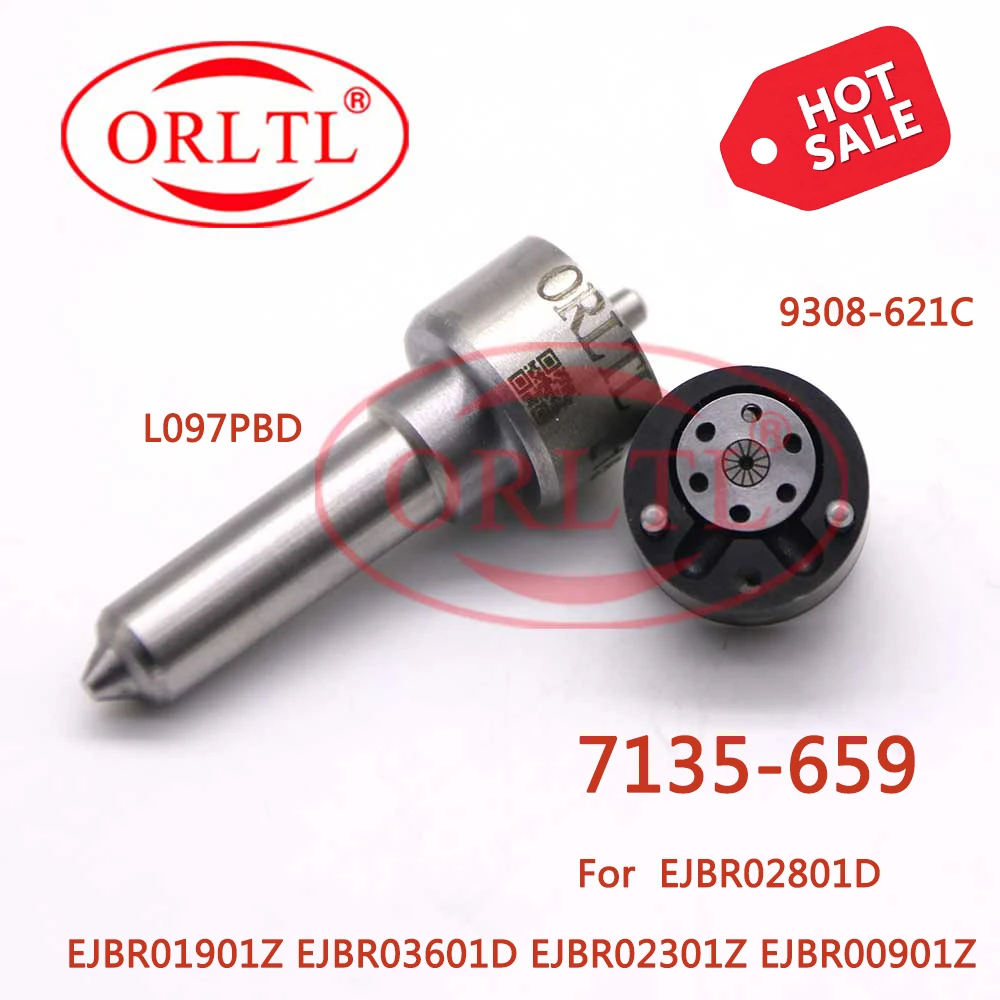 

Valve 9308-621C Injector Nozzle L097PBD Repair Kit 7135-659 FOR HYUNDAI KIA CR Spare Parts 28239294 for EJBR02801D 3601D