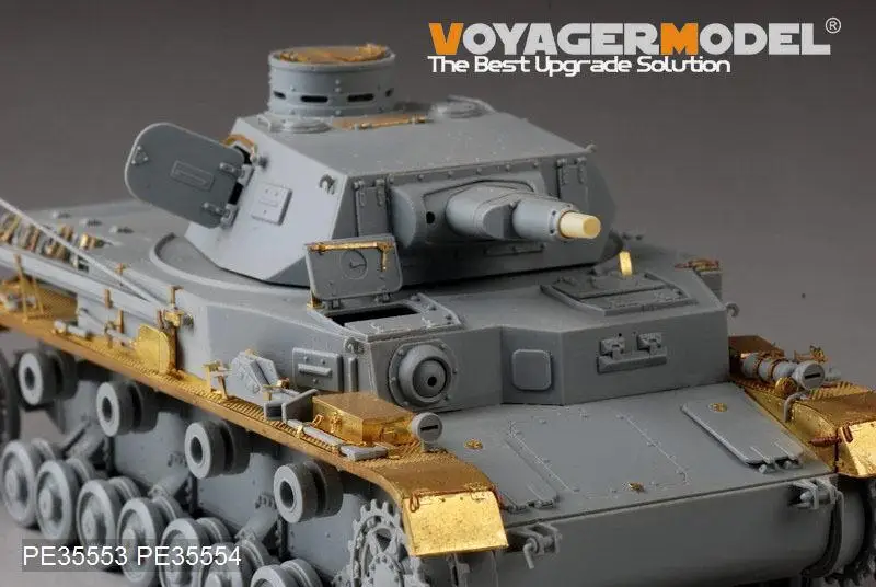 Voyager 1/35 PE35553 Jerman Pz.Kpfw.IV Ausf. Set Dasar Detailing (untuk Naga)