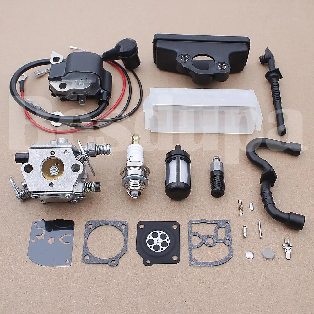 Imagem -04 - Filtro de Combustível para Bobina de Ignição do Carburador para Motosserra Stihl 021 023 025 Ms250 Ms210 Ms230 1123 120 1651 Kit de Reparo de Carb