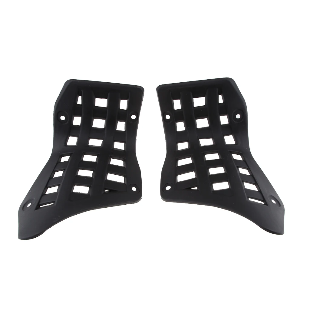 Foot Pegs Footrest Guard Cover Grille Panel for ATVs/Jinling 250CC /Eec Jla-21B&Jla-923 (Black)