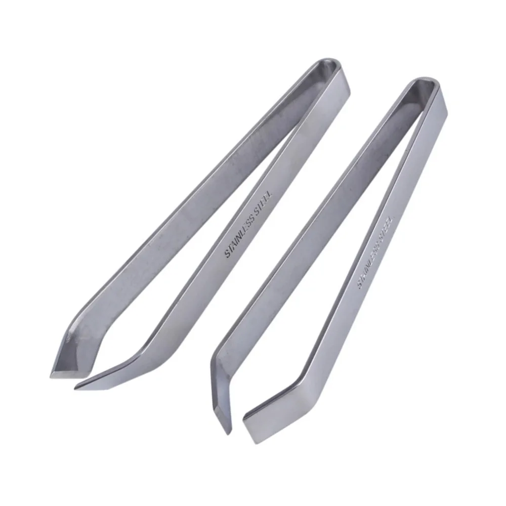 1 PC Stainless Steel Fish Bone Tweezers Pincer Clip Puller Remover Tongs Fish Bone Plucking Clamp Kitchen Gadgets Tools