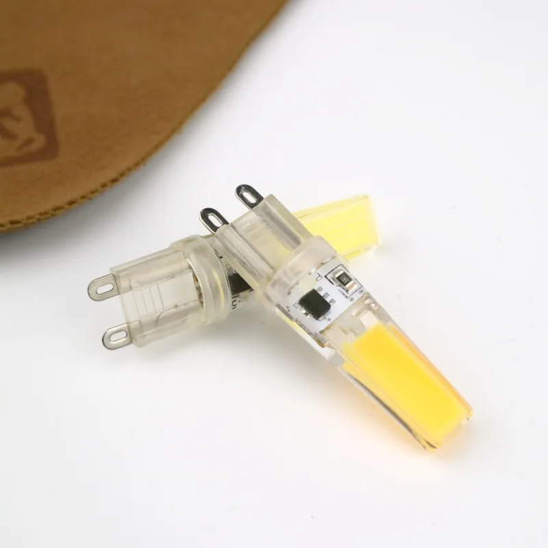 Ampoule LED G4 G9 AC/DC, 12/220V, 3/6W, E14 COB SMD, éclairage de remplacement pour lustre à budgétaire halogène, 2 pièces