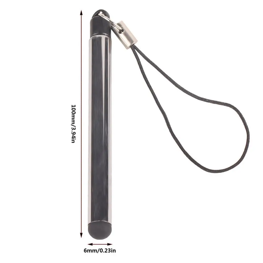 Retrattile Universale Dello Schermo di Tocco Della Penna Capacitiva Dello Stilo Della Penna Per Il Telefono Astuto Tablet Per iPad Punto Rotondo Punta Sottile