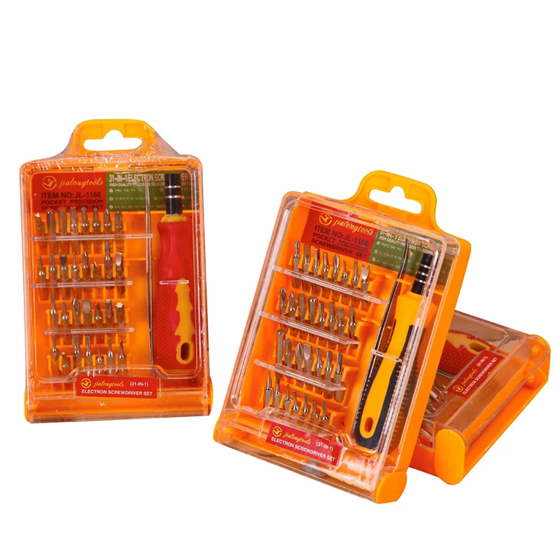 Portable screwdriver 32 in 1 Precision Screwdriver Set Magnetic Bits Screw Driver for Electronic Repair Tools Kit