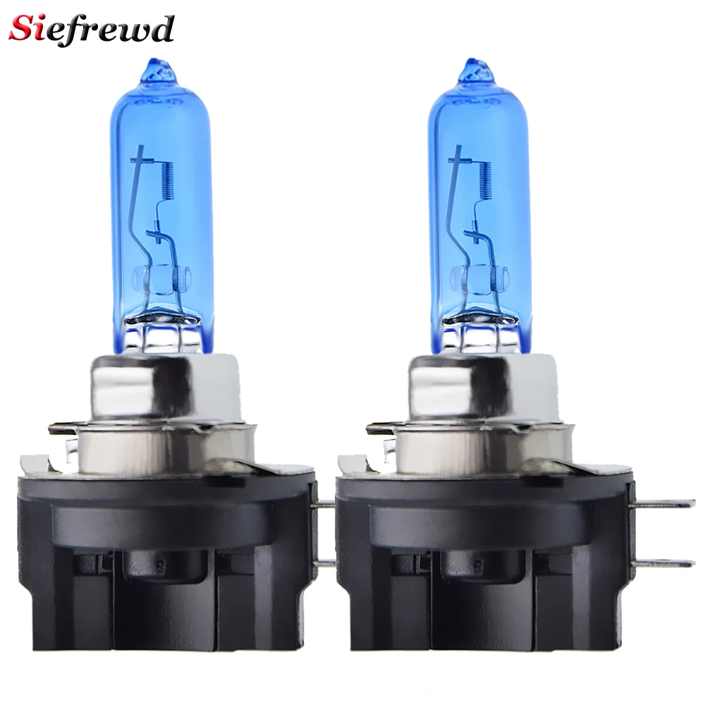 2Pcs H11B H8B Car Headlight Halogen Bulb Low Beam Lamp Light 12V 55W White 6000K For KIA Optima Borrego Forte Soul Sportage Elan