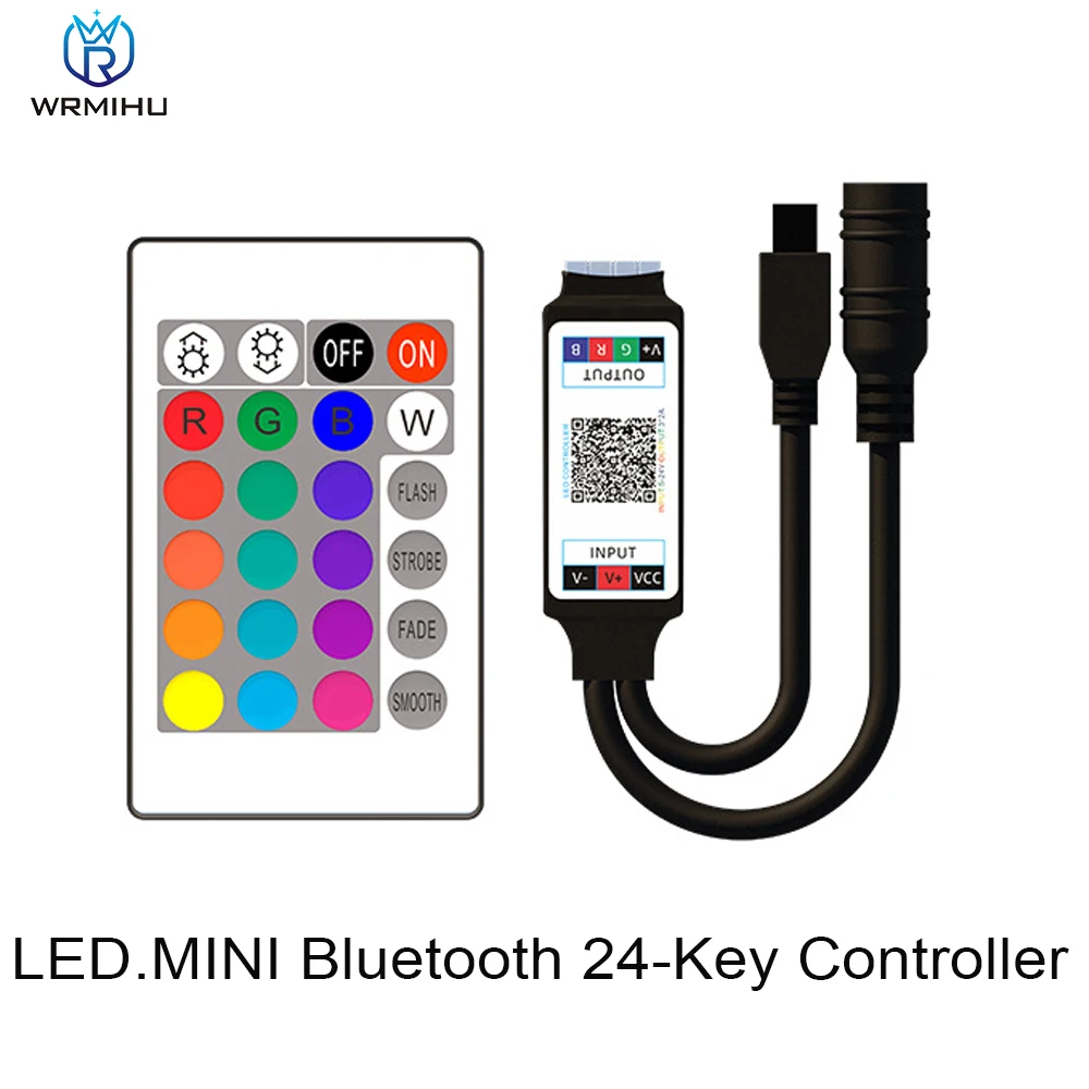 Mini RGB Bluetooth-Kompatibel Musik RF Fernbedienung DC Für DC5-24V RGB Licht Streifen Smart APP Control