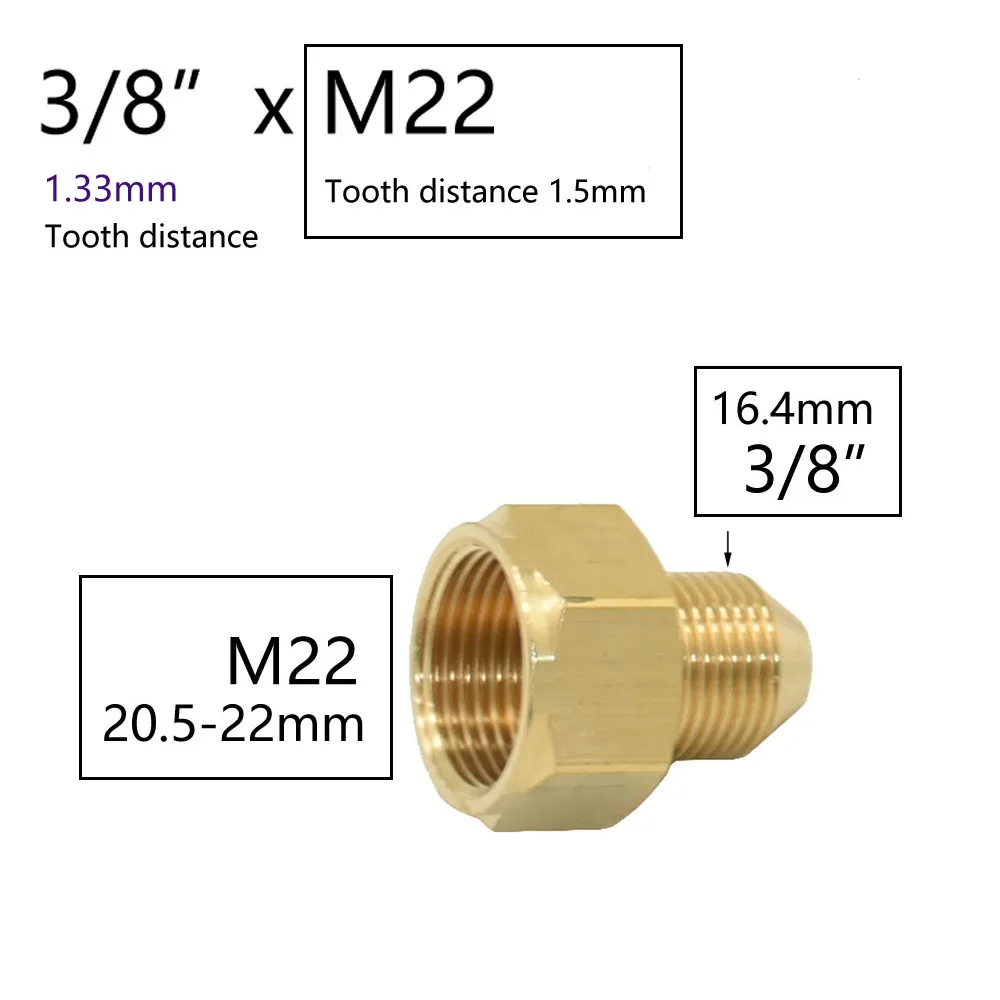 Conector de rosca de 1/2 pulgadas, acoplador reductor de extensión de reparación de tubería de latón, grifo burbujeador, accesorios de cobre, 1