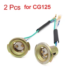 Motoforti 2/3pcs 3 Wire Motorcycle Headlight Wires Harness Connector Sockets for CG125 for GY6-60 for WH100 for JH70 for DY100