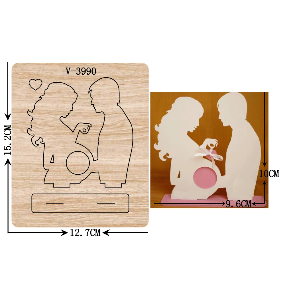 

New wooden dies cutting dies for scrapbooking Multiple sizes V-3990