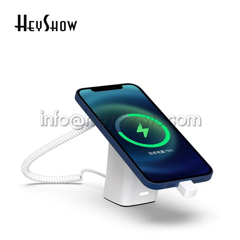 6x Mobile Phone Burglar Alarm System Stand Cell Phone Security Display Holder Smartphone Anti-Theft Alarms For Retail Phone Shop