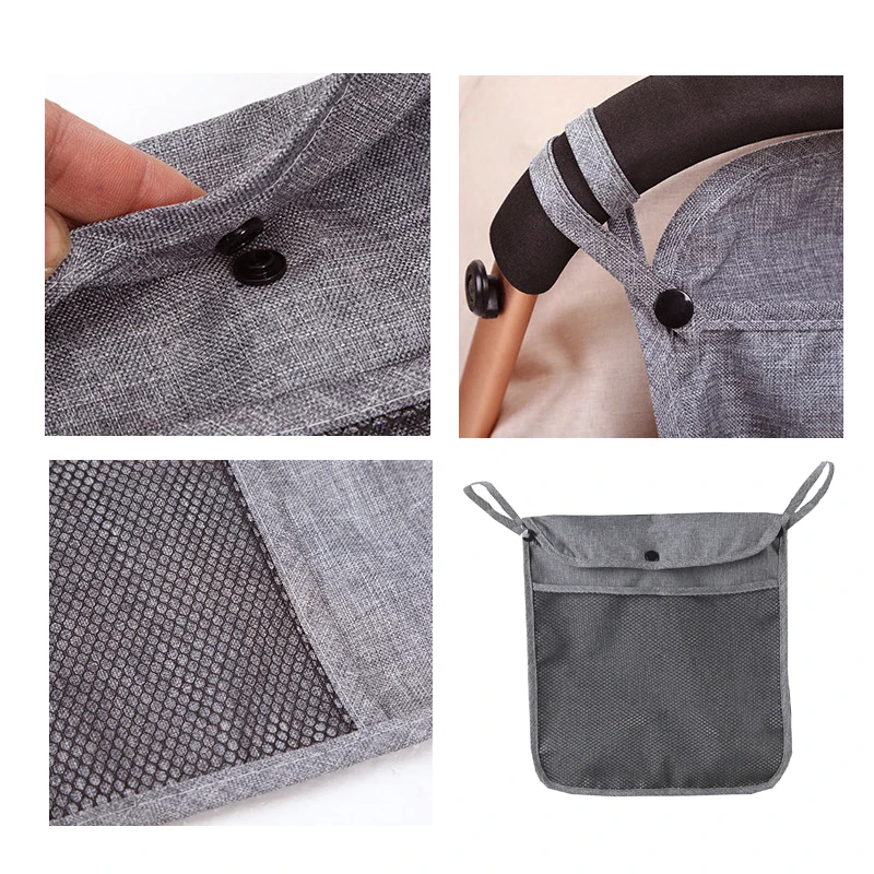 Baby Stroller Organizer Mummy Diaper Bag Carriage Buggy Bottle Cup Holder Trolley Hanging Prams Storage Mesh Net Accessories