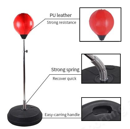 Fitness Boxing Training Stand Balls With Boxing Glove Househeld DIY 1.5M High Speed Ball Adult Kids Boxing Practice Equipment