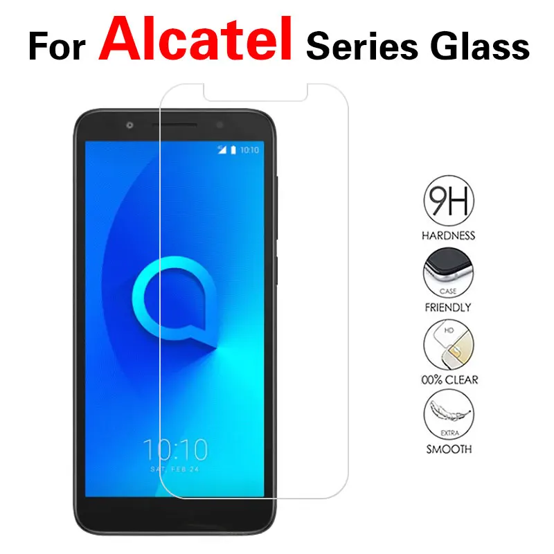 Tempered Glass For Alcatel Go Play Pop Star (4G) Hero 2C (7055) Idol 4 3 5.5'' 4.7''1X  Screen Protector Glass Film Cover