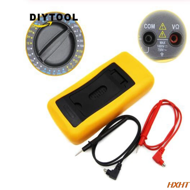 Digital Multimeter DT9205a Electric Handheld Multimeter Voltmeter Ammeter AC DC OHM Volt Tester Test Current Multimeter