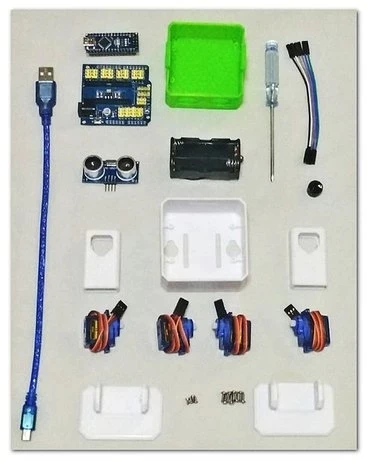 Robot OTTO Made by 3D Printer accessory open source DIY robotics for Arduino  nano controllable by Bluetooth RC Toy