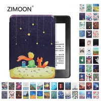 Para Kindle Paperwhite 12th funda inteligente pintada cubierta Premium para Kindle 11th funda protectora magnética Slimshell para Kindle 10th