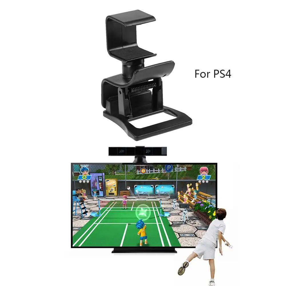 ALLOYSEED NEW for PS4 Adjustable TV Clip Stand Holder Camera Mount Bracket Portable Support for PS4 PS 4 Camera Promotion