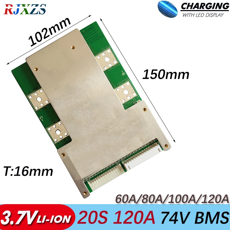 BMS 20S 120A/100A/80A New Li-ion 84V Large High Current 74v PCM for Electric Vehicles