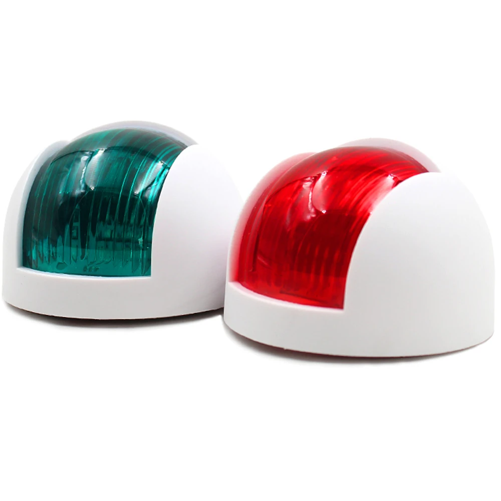 1 Set Sailing Lights Red Green Boat Navigation Light 12V Waterproof LED Marine Bow Light Yacht Accessories