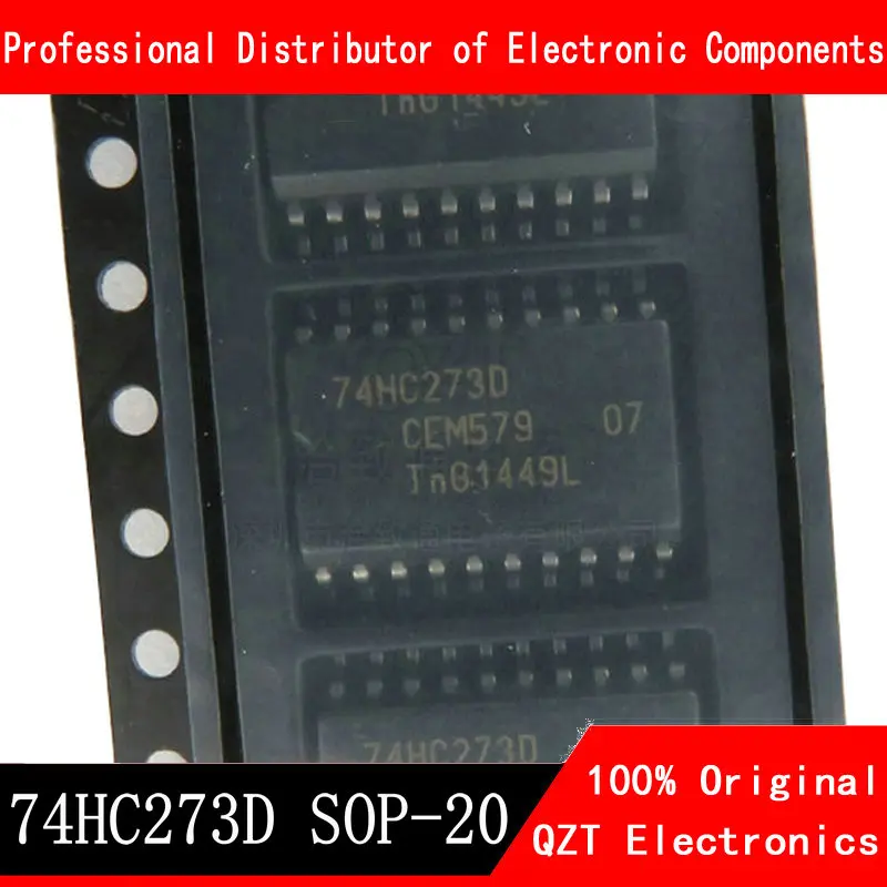 10 قطعة 74HC273D SOP-20 74HC273 SOP20 SN74HC273DWR SOP SMD جديدة ومبتكرة IC شرائح