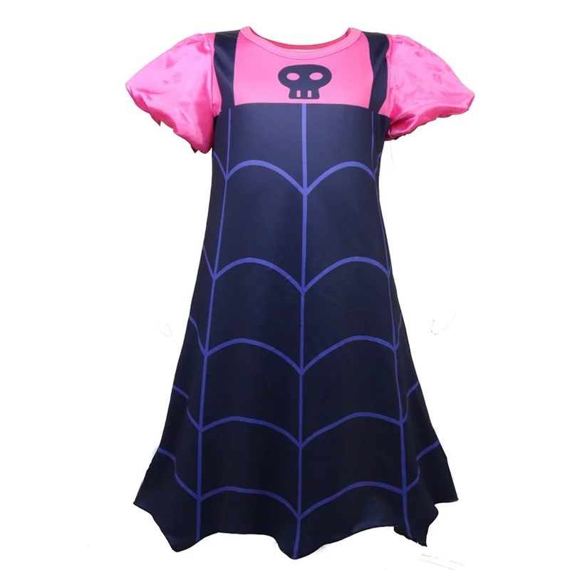 Fashion new Baby Girls Dress Vampirina  Vestidos Christmas Princess Costume for Kids Clothes Children Halloween Cosplay Dresses