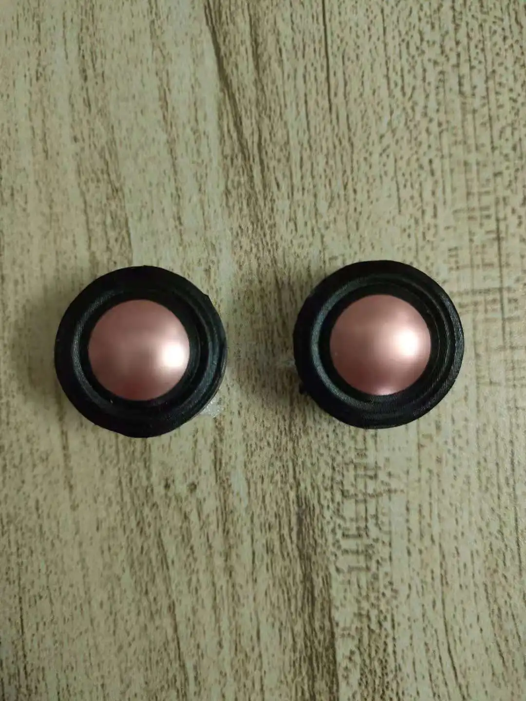 Altifalante HiFi Treble para Áudio Doméstico, Unidade de Altifalante Tweeter, Filme de Titânio Dourado, Boa Qualidade, DIY, 2 Way, 4ohm, 5W, 1 in, 2 PCs