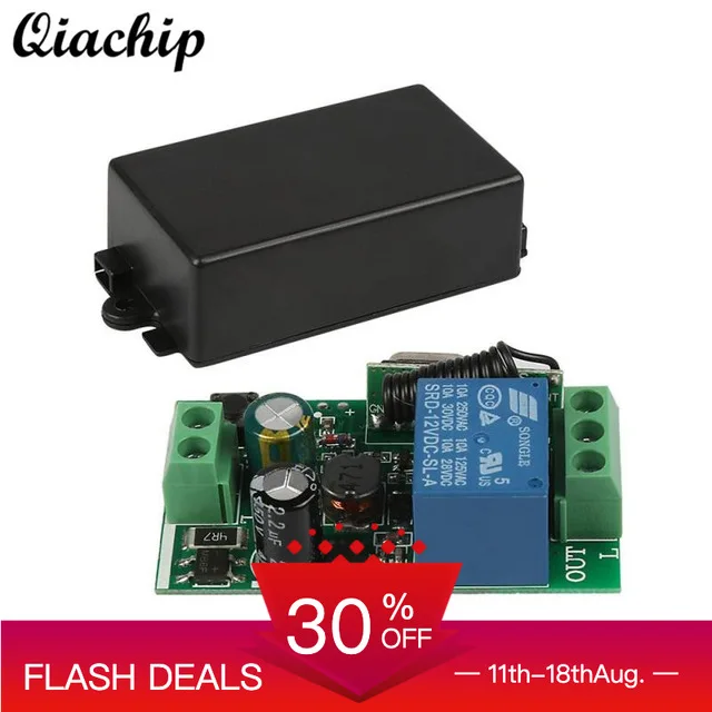 Универсальный пульт дистанционного управления Z30DIFODA, 433 МГц, 220 В переменного тока, 1 канал