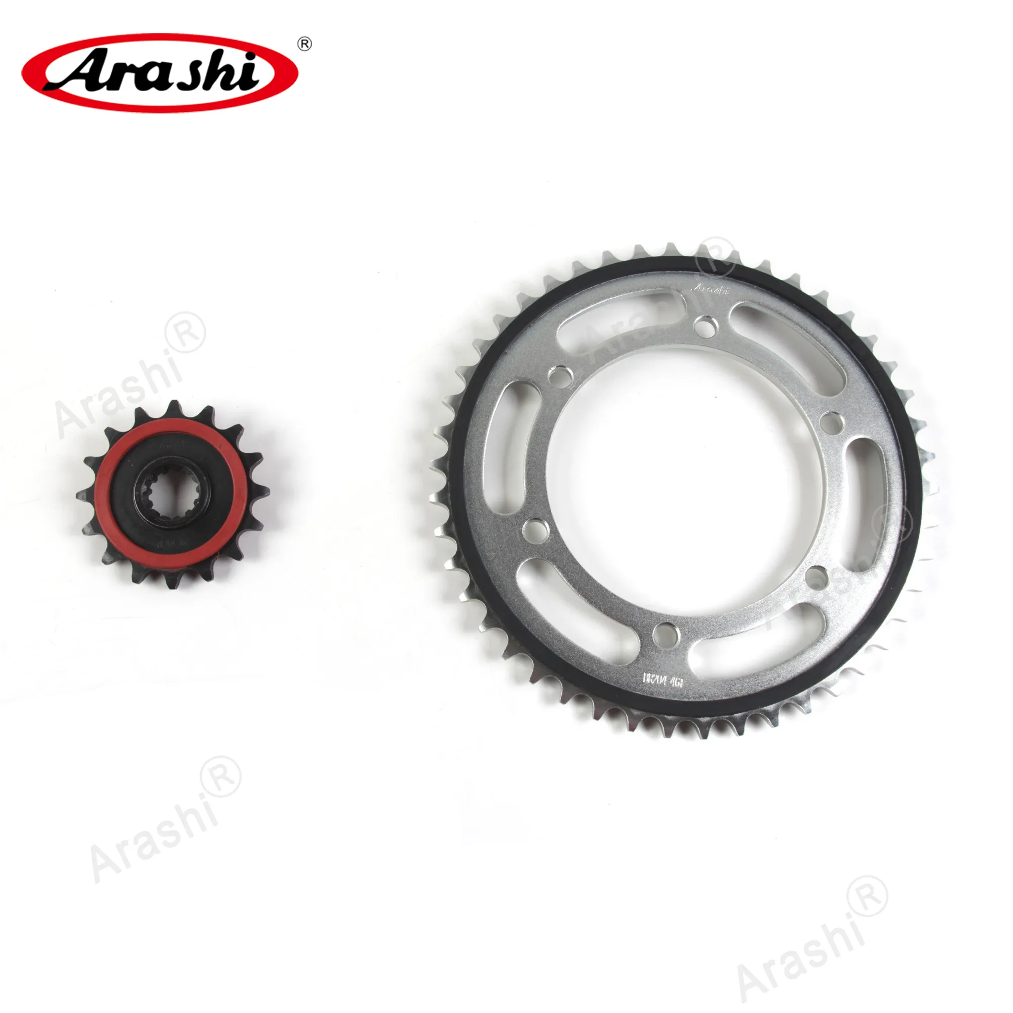 

Комплект приводных звездочек Arashi для YAMAHA XJ6 отверстие/ABS/F ABS 2009 2010 2011 2012 2013 2014 2015 520 шаг передний 16T задний 46T