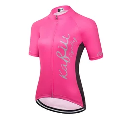 Kafitt Cycling Uniform Pro Team Cycling Jersey Women Summer Bike Shirt Maillot Ciclismo Quick Dry Bicycle Clothing Female Short