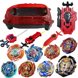 SPINNING TOP 8pcs Arena Metal Fight Metal Stadium With Launcher Children Gifts Classic Toy For Child